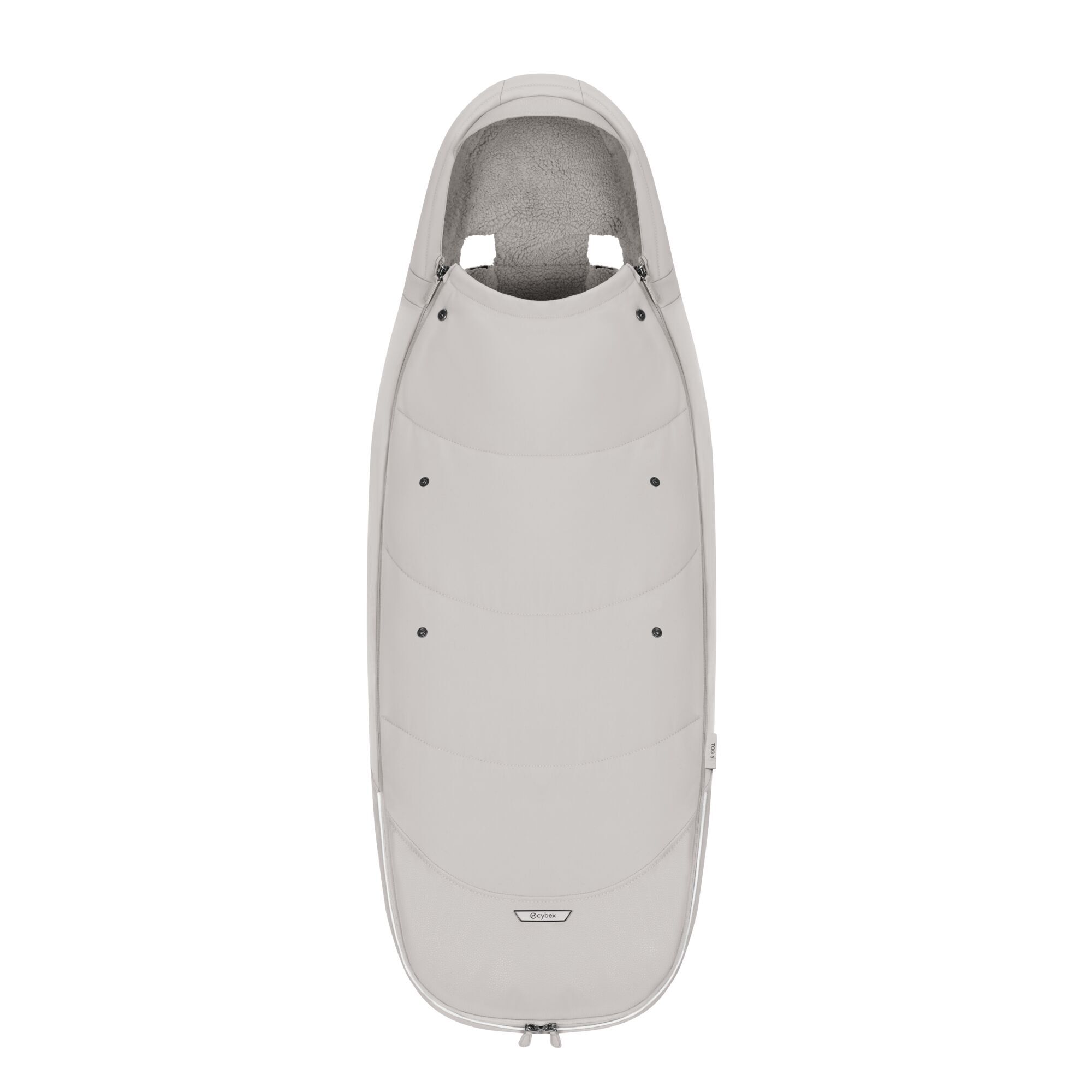 CYBEX Platinum Footmuff - City Grey in City Grey large-cybex-neu image number 1