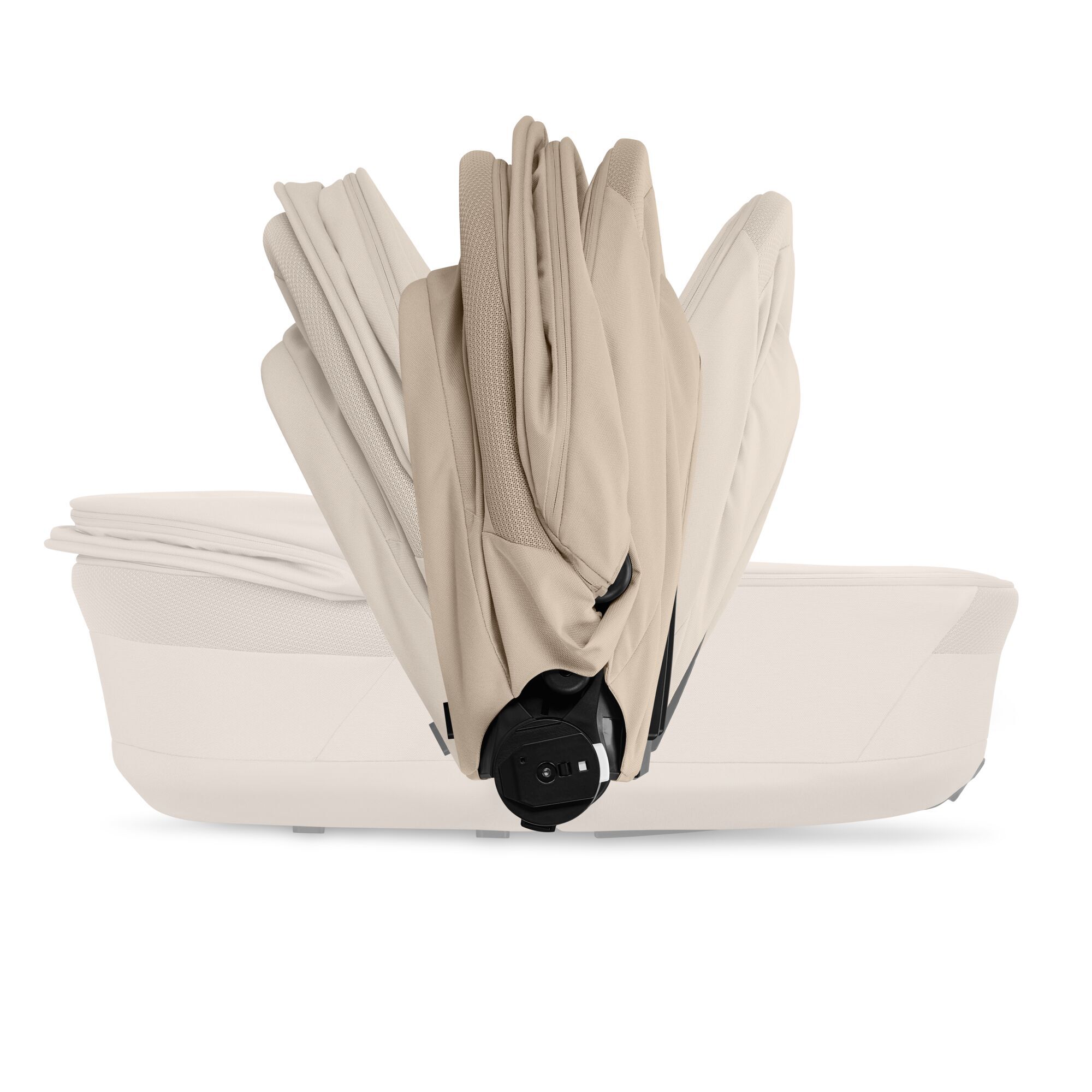 CYBEX Gazelle Fold Cot - Almond Beige in Almond Beige large-cybex-us