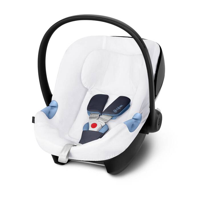 CYBEX Sommerbezug Aton M/B - Weiß in White Bild 1 CYBEX Sommerbezug Aton M/B - Weiß in White large-cybex-neu Bild 1