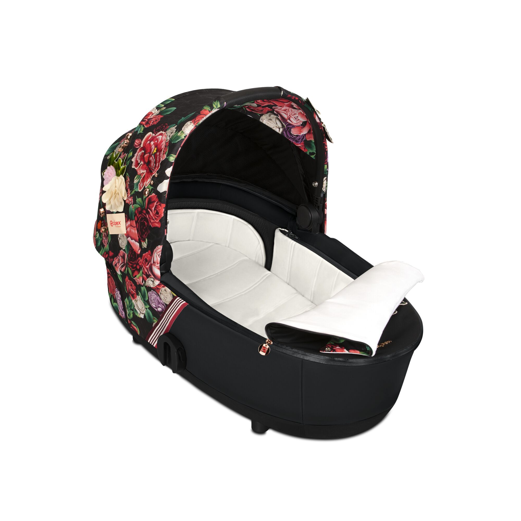 CYBEX Mios 2  Lux Carry Cot - Spring Blossom Dark in Spring Blossom Dark large-cybex-neu image number 2 Small