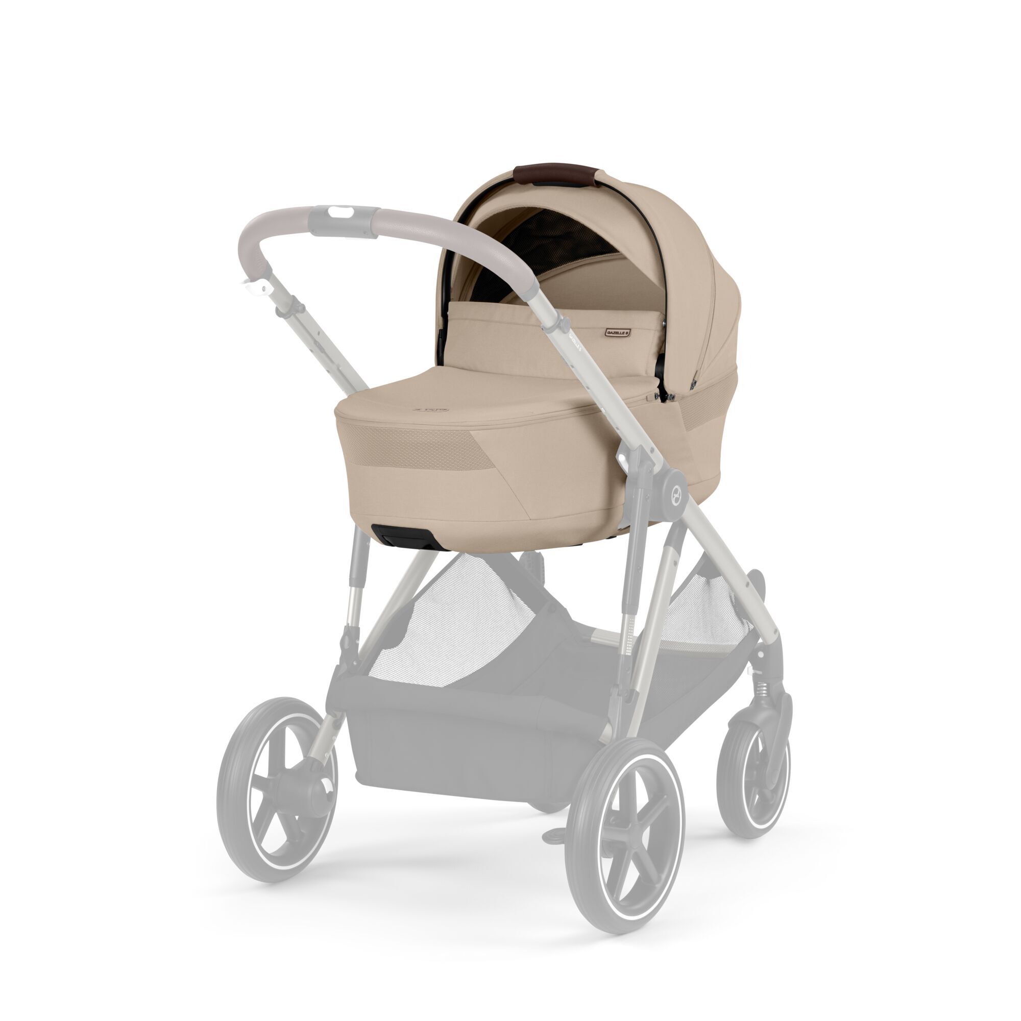 CYBEX Gazelle Fold Cot - Almond Beige in Almond Beige large-cybex-us