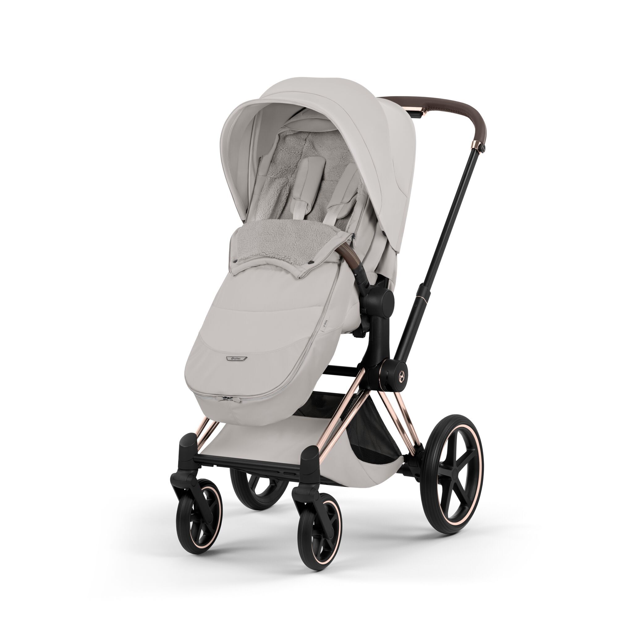 CYBEX Platinum Footmuff - City Grey in City Grey large-cybex-neu image number 5