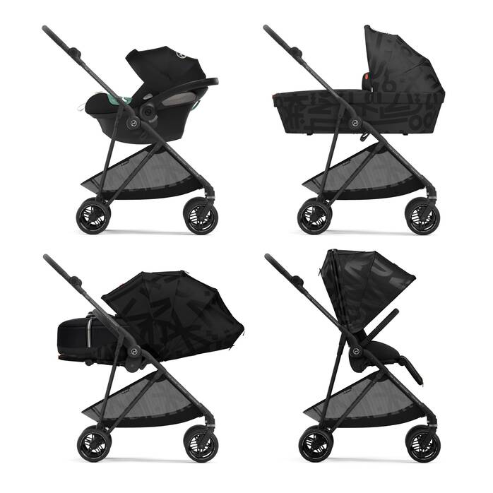 Die Abbildung zeigt die Kombination mehrerer Produkte, die separat verkauft werden. Bild 8 CYBEX Melio Street - Real Black in Real Black large-cybex-neu Bild 8
