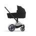 CYBEX e-Priam Frame - Chrome With Brown Details in Chrome With Brown Details large-cybex-us image number 4 Small