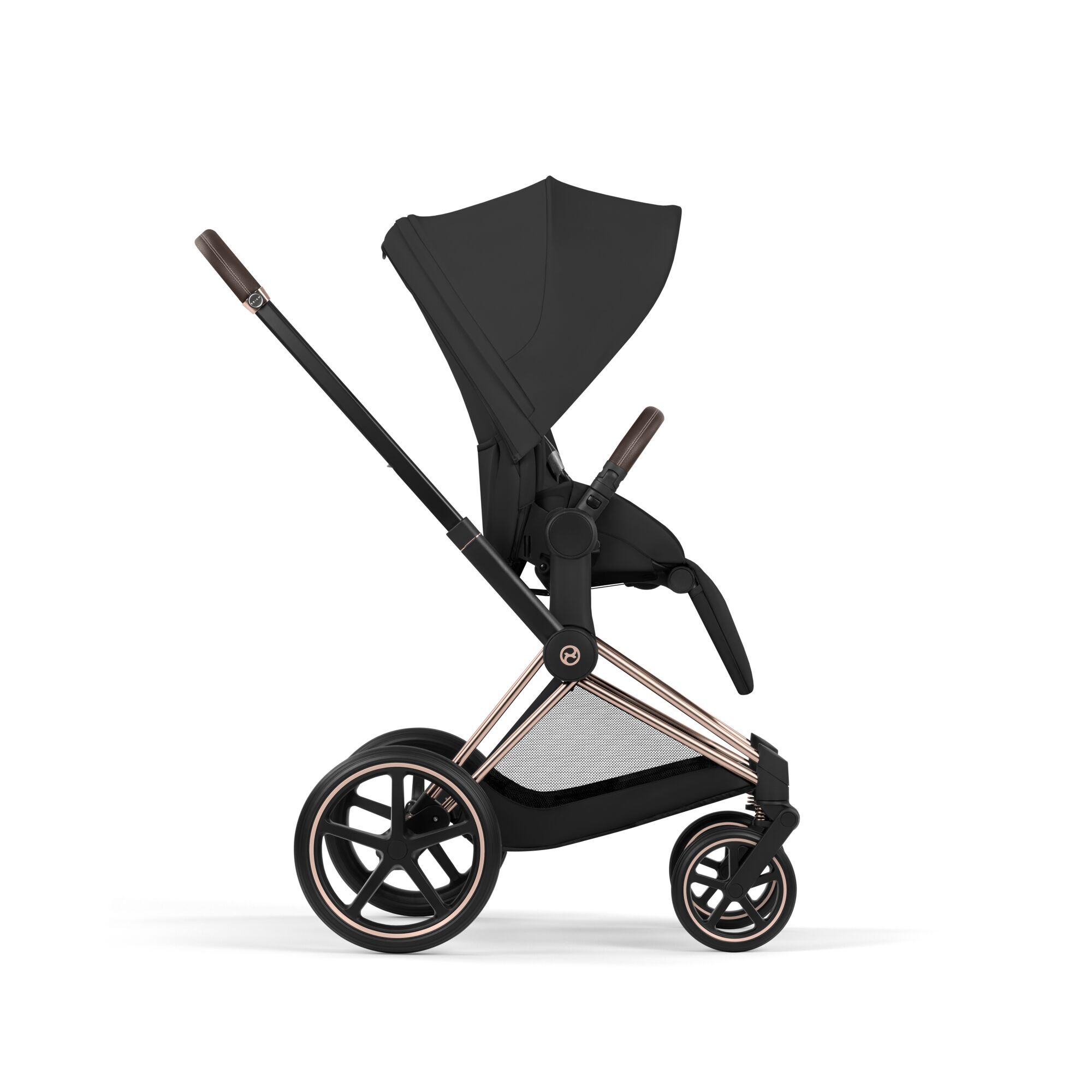 CYBEX Priam Bundle - Sepia Black (Rosegold Frame) in Sepia Black (Rosegold Frame) large-cybex-us image number 3
