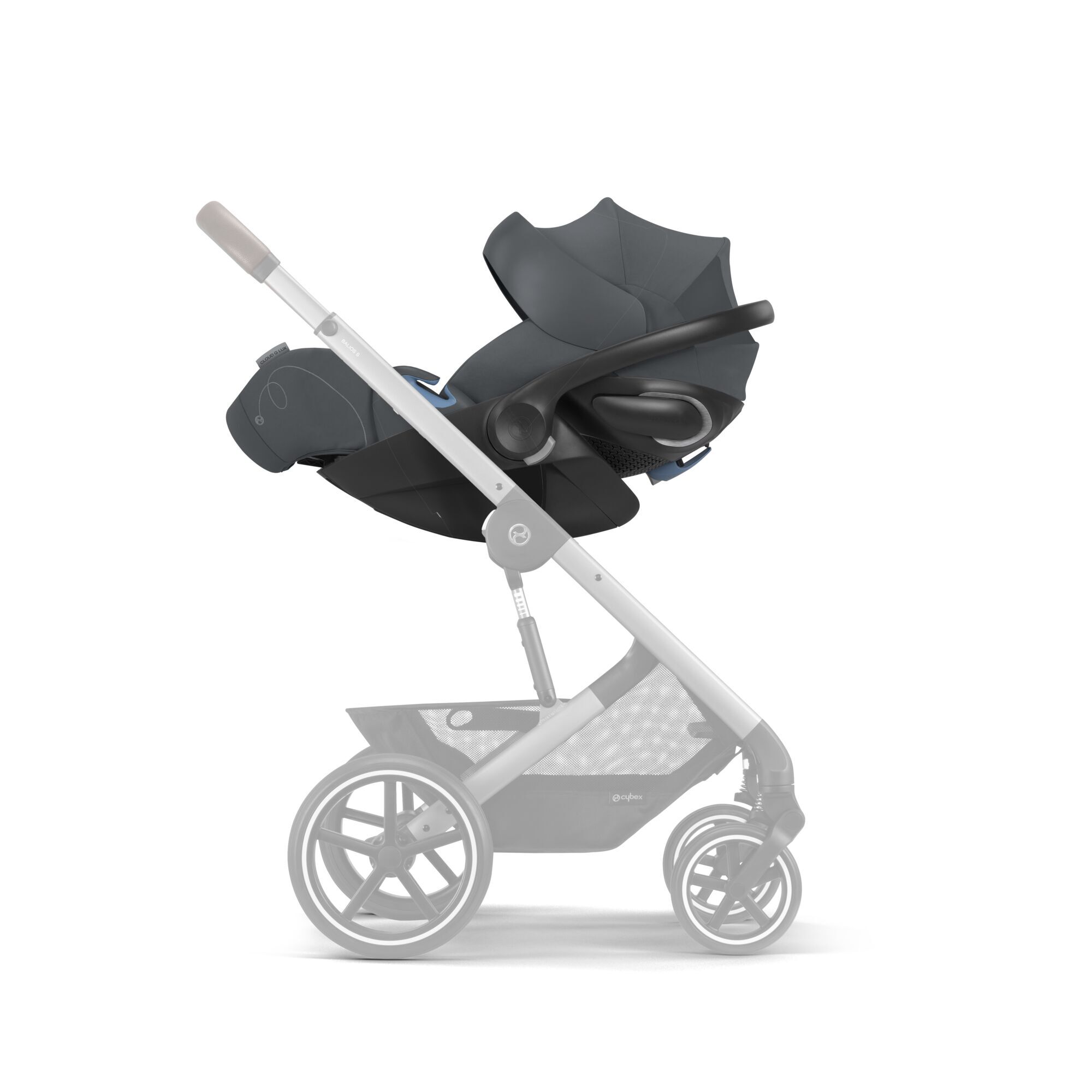 CYBEX Cloud G Lux with SensorSafe - Monument Grey in Monument Grey large-cybex-us image number 6 Small