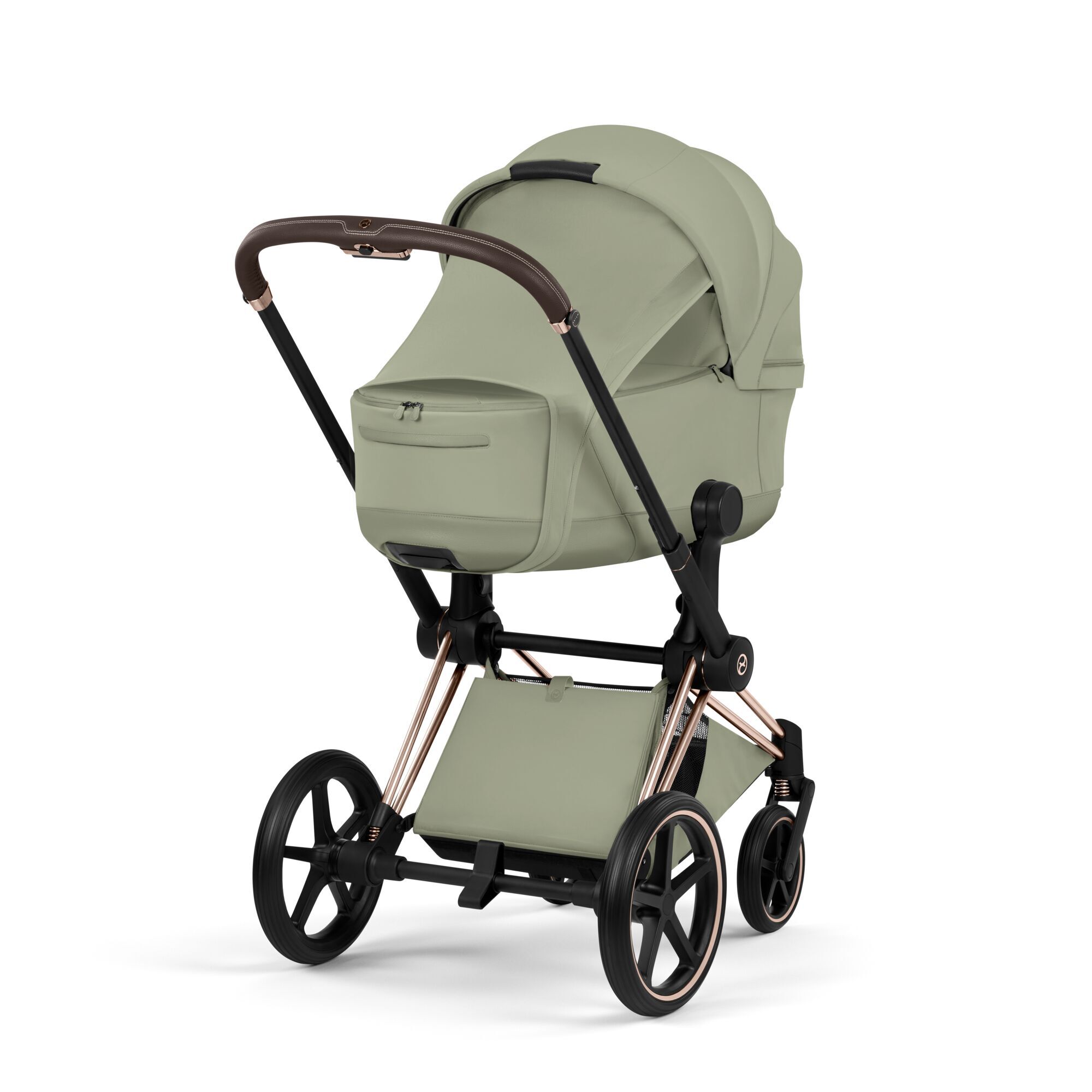 CYBEX Priam Fold Lux Carry Cot - Style Collection - Sage Green in Sage Green large-cybex-gb image number 3