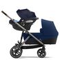 CYBEX Gazelle S – Navy Blue (Chassis cinza) in Navy Blue (Taupe Frame) large número da imagem 3 Pequeno