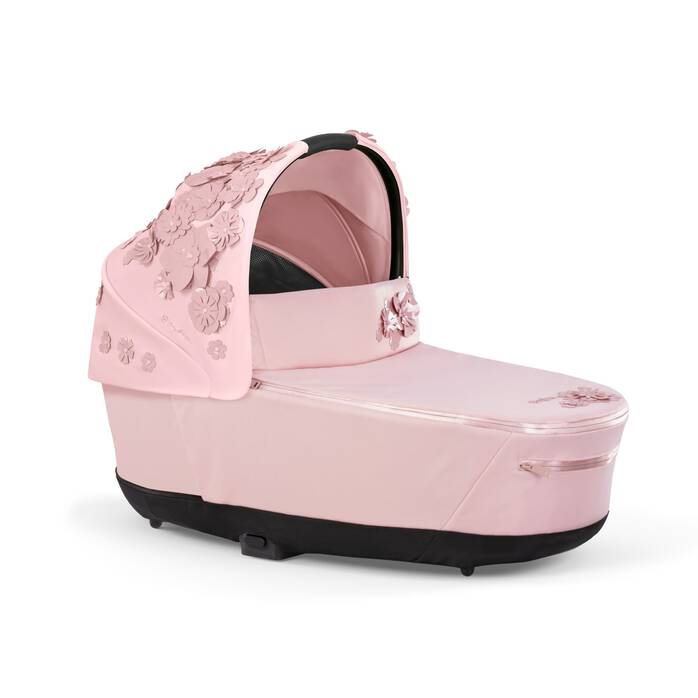 CYBEX Priam Lux Carry Cot - Pale Blush in Pale Blush image number 1 CYBEX Priam Lux Carry Cot - Pale Blush in Pale Blush large-cybex-row image number 1
