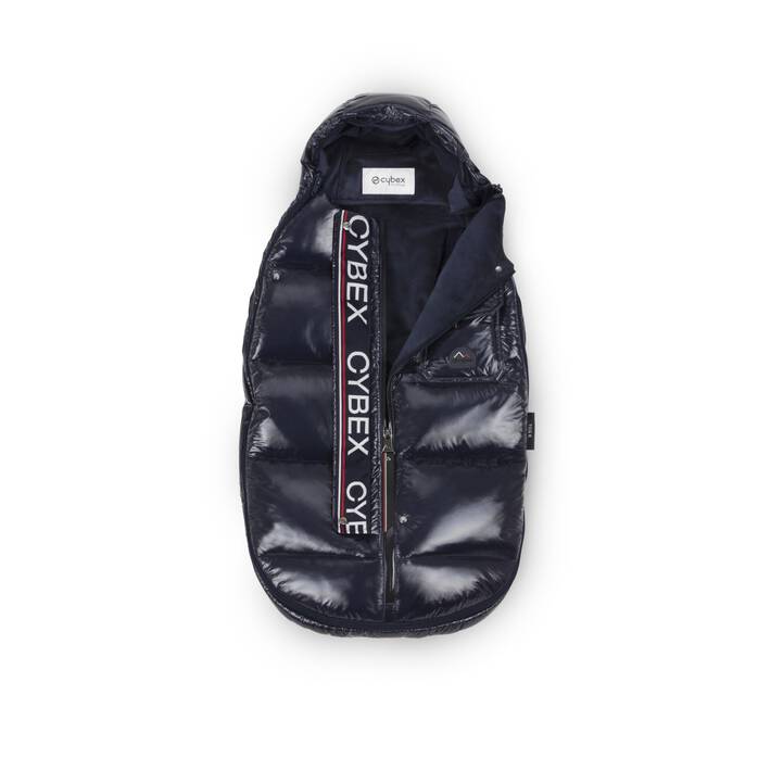 CYBEX Platinum Winter Footmuff Mini - Nautical Blue in Nautical Blue image number 3 CYBEX Platinum Winter Footmuff Mini - Nautical Blue in Nautical Blue large-cybex-neu image number 3