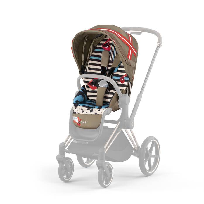 Image shows the combination of several products, sold separately. image number 1 CYBEX Priam Seat Pack - One Love in One Love large-cybex-cn image number 1