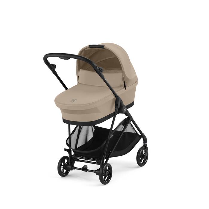 Image shows the combination of several products, sold separately. image number 5 CYBEX Melio Cot - Almond Beige in Almond Beige large-cybex-neu image number 5