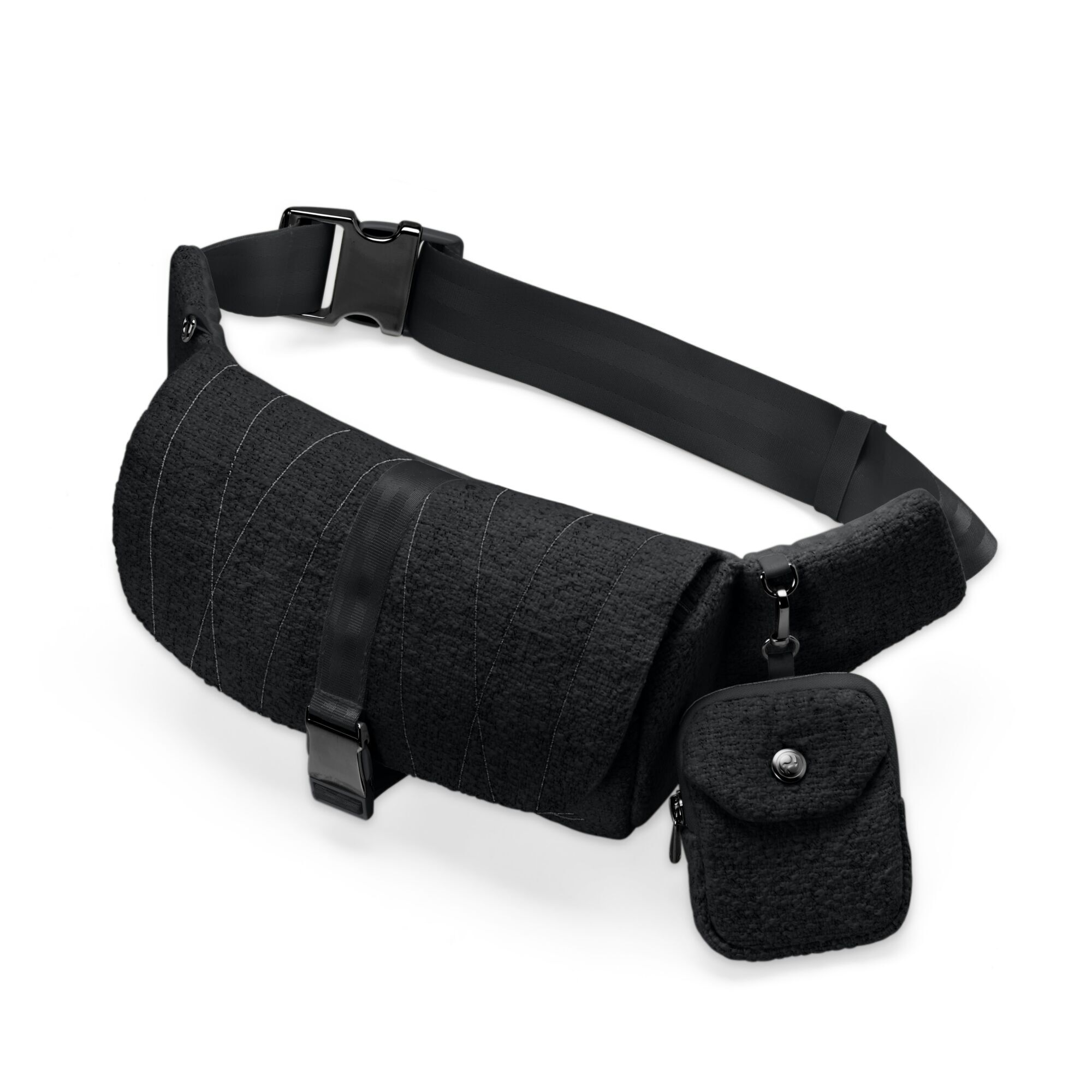 CYBEX Belt Bag Boucle - Stone Black (Boucl&eacute;) in Stone Black (Boucl&eacute;) large-cybex-ca image number 1