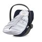 CYBEX Platinum Winter Footmuff Mini - Arctic Silver in Arctic Silver large image number 4 Small