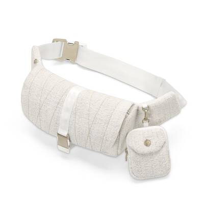 Belt Bag Boucle - Cream White (Bouclé) - Image 1