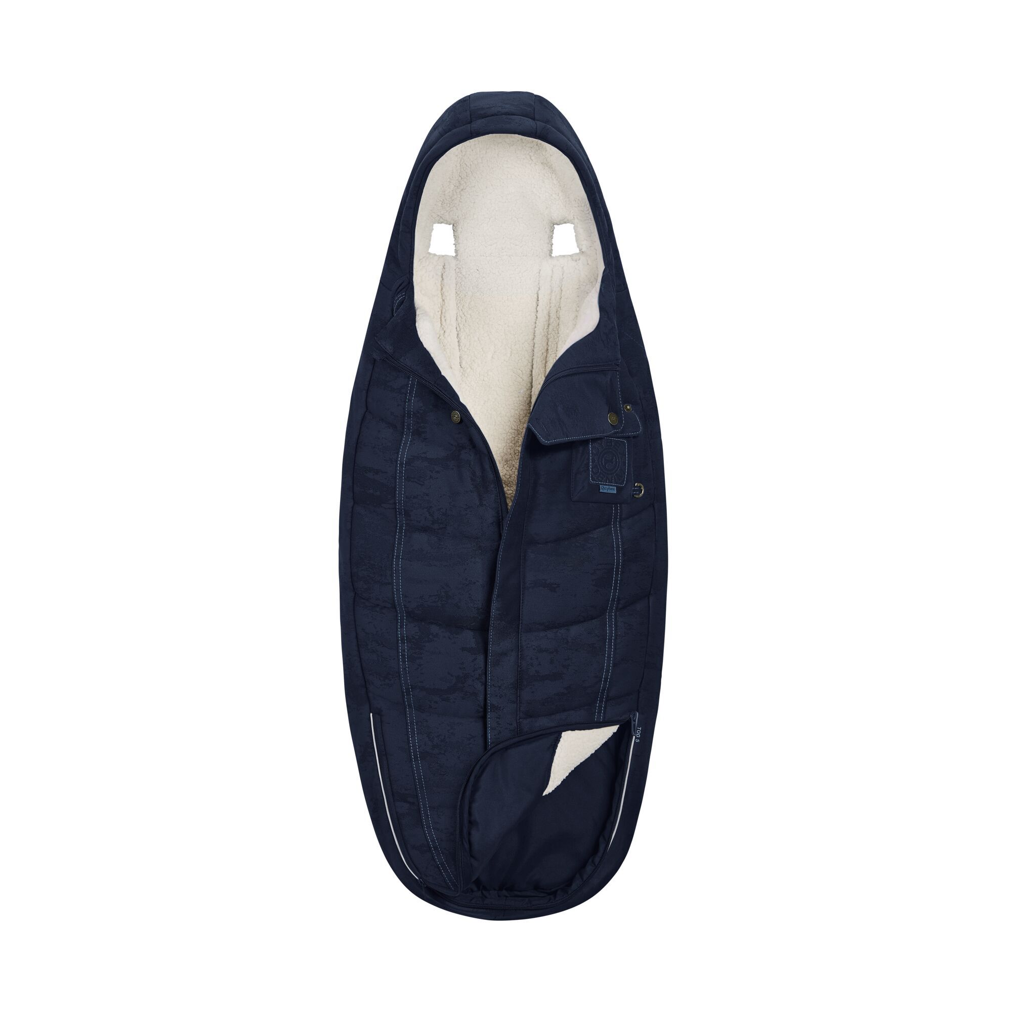 CYBEX Rebellious Luxury Footmuff - Rebellious Luxury Denim Blue in Rebellious Luxury Denim Blue large-cybex-neu Bild 3