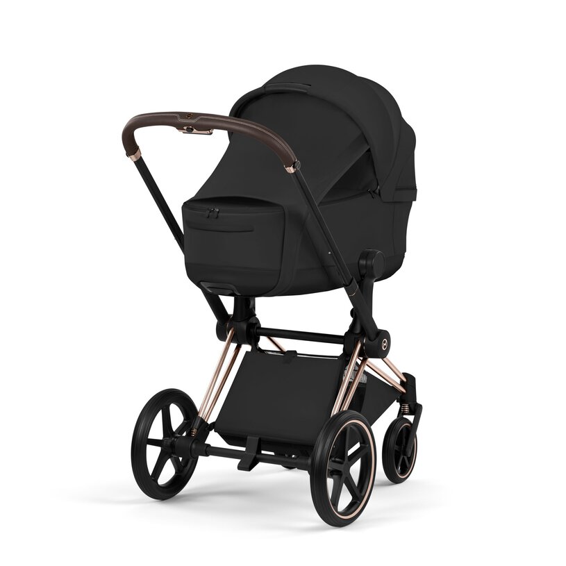 CYBEX Korba na přenášení Priam Fold Lux Carry Cot – Style Collection – Sepia Black in Sepia Black large-cybex-neu