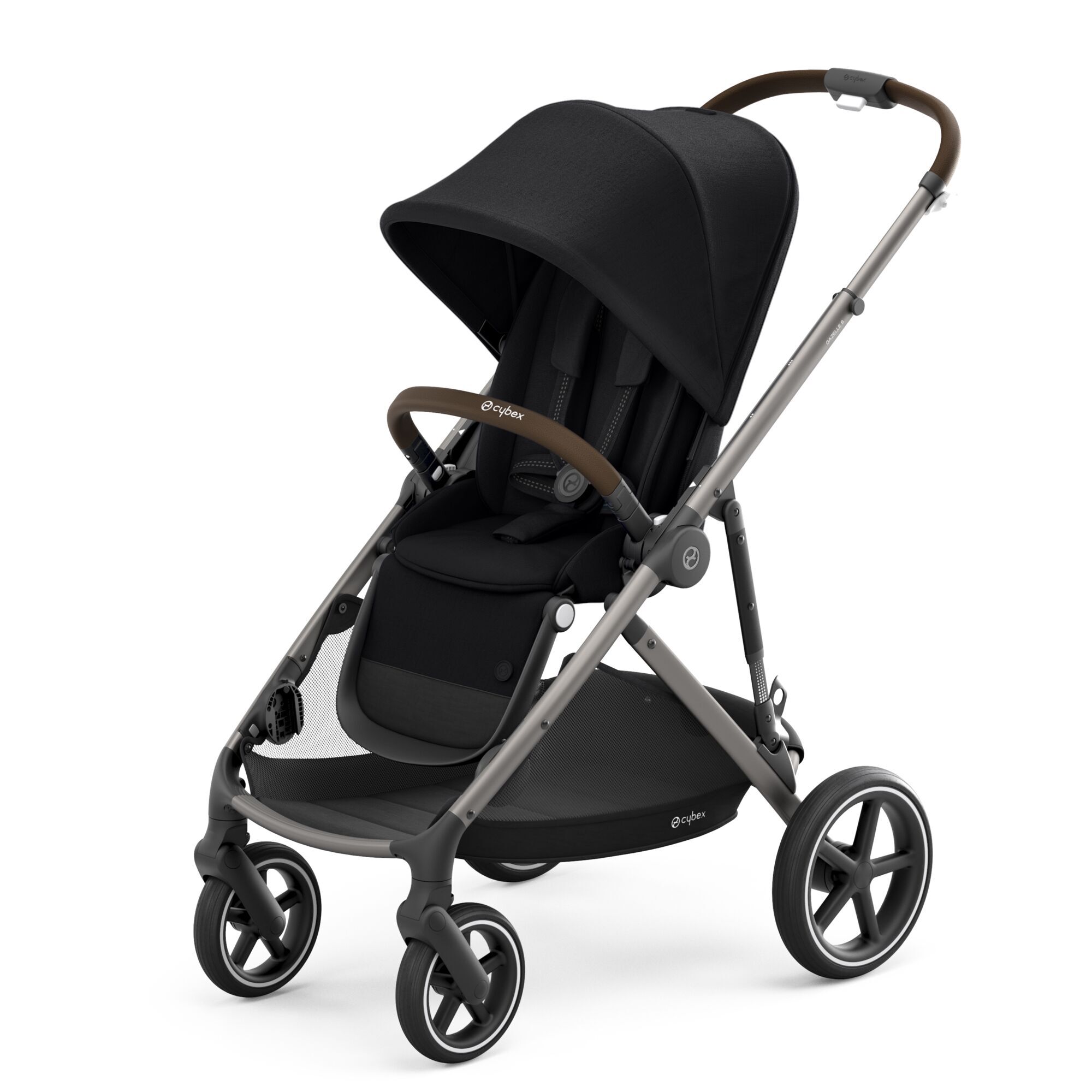 CYBEX Gazelle S - Deep Black in Deep Black (Taupe Frame) large-cybex-us image number 4 Small