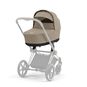 CYBEX Priam Lux Carry Cot - Cozy Beige in Cozy Beige large image number 5 Small