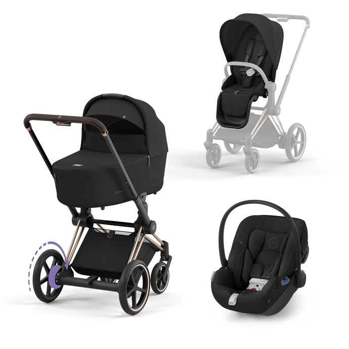 CYBEX e-Priam 3-in-1 Travel System in  large image number 1