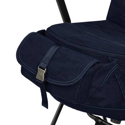 Mios Lux Carry Cot - Rebellious Luxury Denim Blue - Image 9