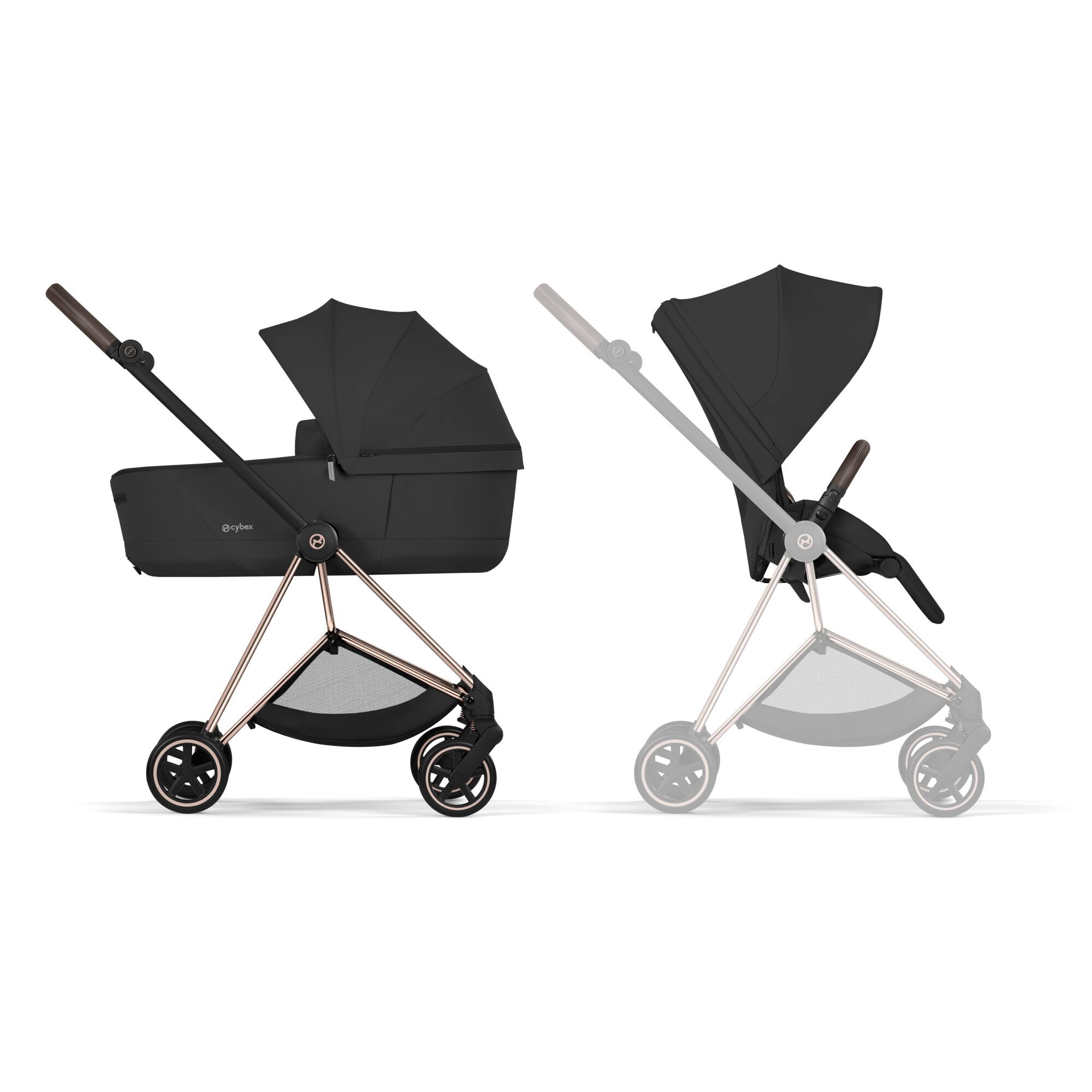 CYBEX Mios Bundle - Sepia Black (Rosegold Frame) in Sepia Black (Rosegold Frame) large-cybex-neu afbeelding nummer 2