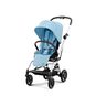 CYBEX Eezy S Twist+2 2023 - Beach Blue in Beach Blue (Silver Frame) large image number 2 Small