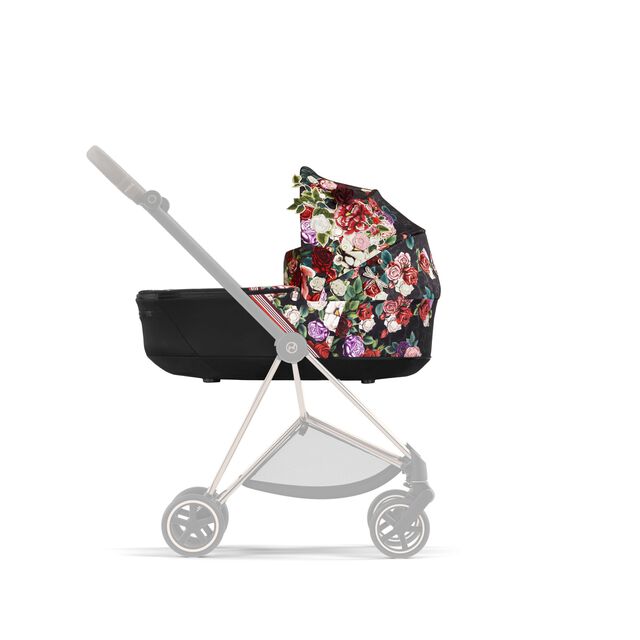 Mios Lux Carry Cot – Spring Blossom Dark