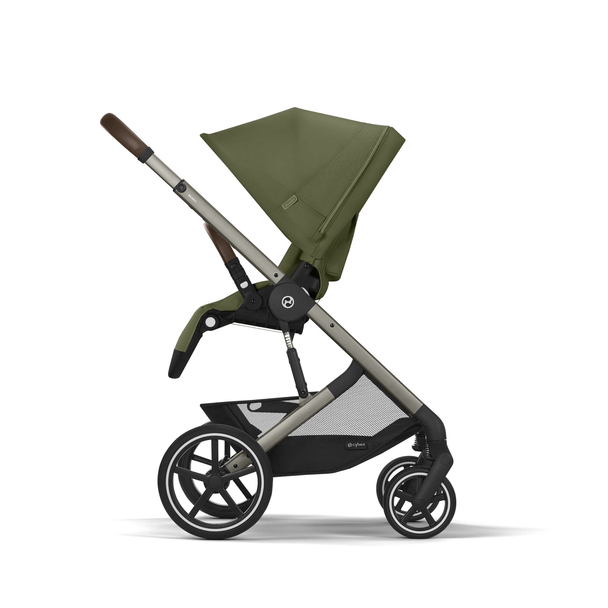 CYBEX Balios S Lux - Moss Green in Moss Green (Taupe Frame) large-cybex-neu image number 5 Small