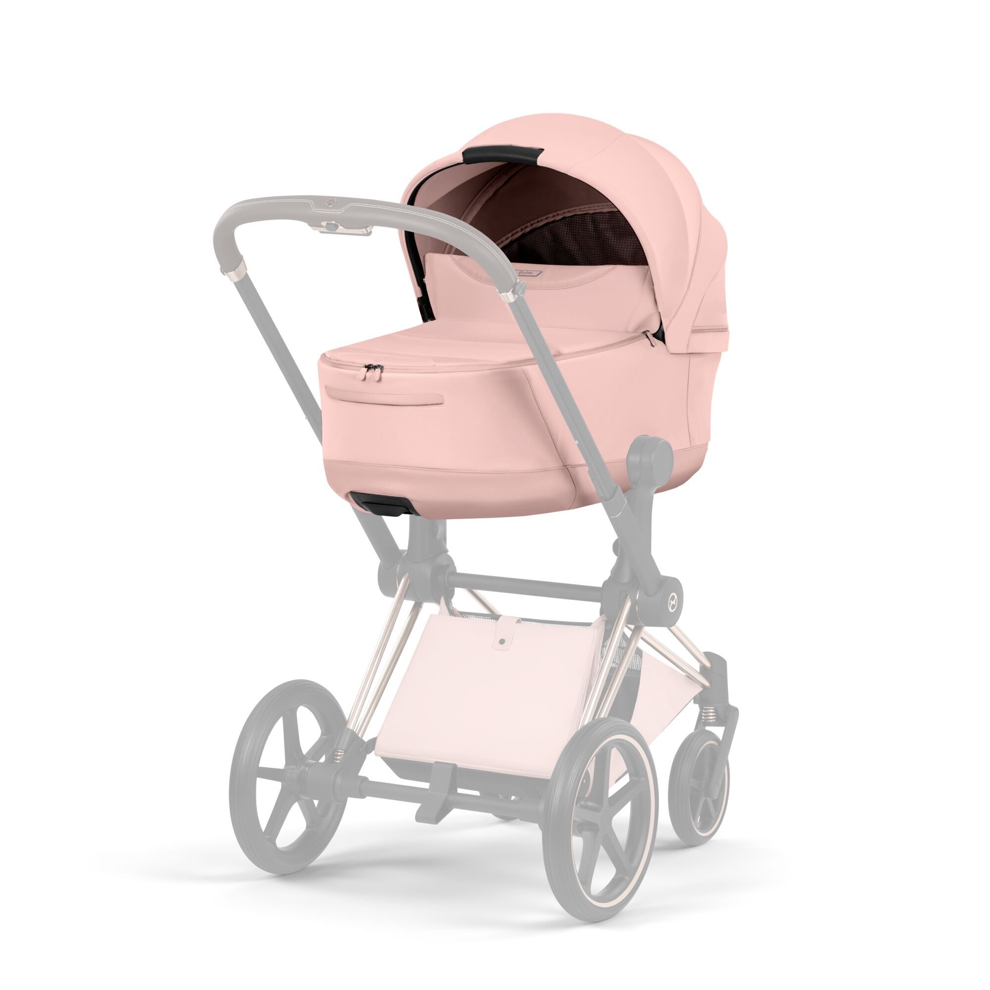 CYBEX Priam Fold Lux Carry Cot Style - Peach Pink in Peach Pink large-cybex-us image number 4
