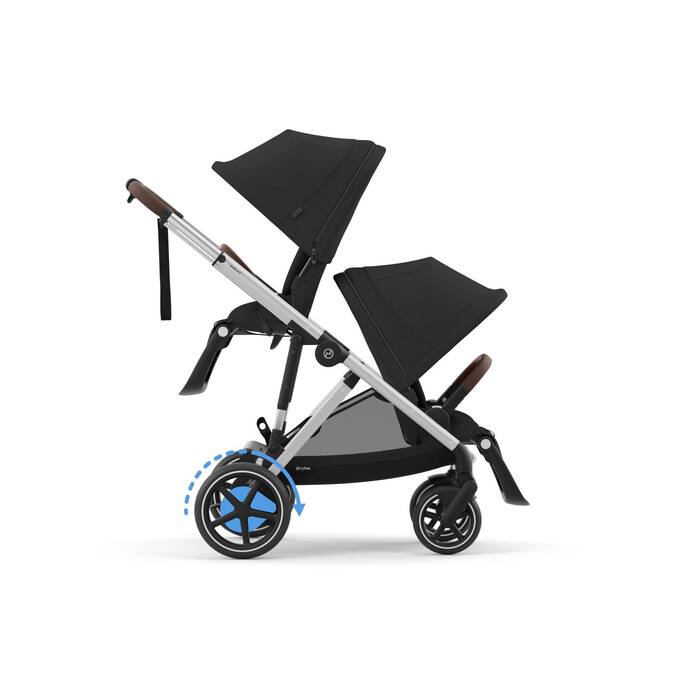 CYBEX e-Gazelle S - Moon Black (Silver Frame) in Moon Black (Silver Frame) large-cybex-us