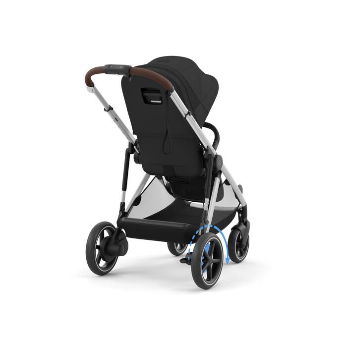 CYBEX e-Gazelle S - Moon Black (Silver Frame) in Moon Black (Silver Frame) large-cybex-us