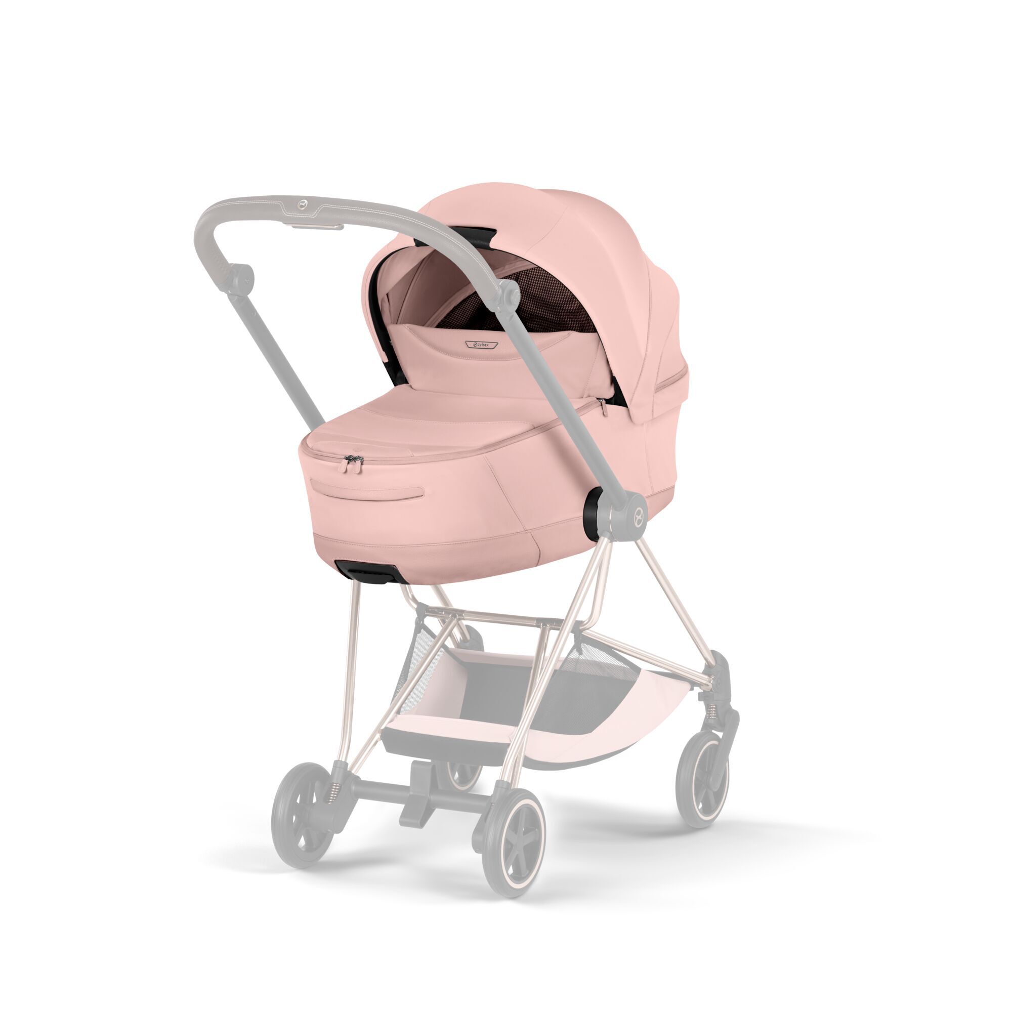 CYBEX Mios Fold Lux Carry Cot Style - Peach Pink in Peach Pink large-cybex-us image number 6
