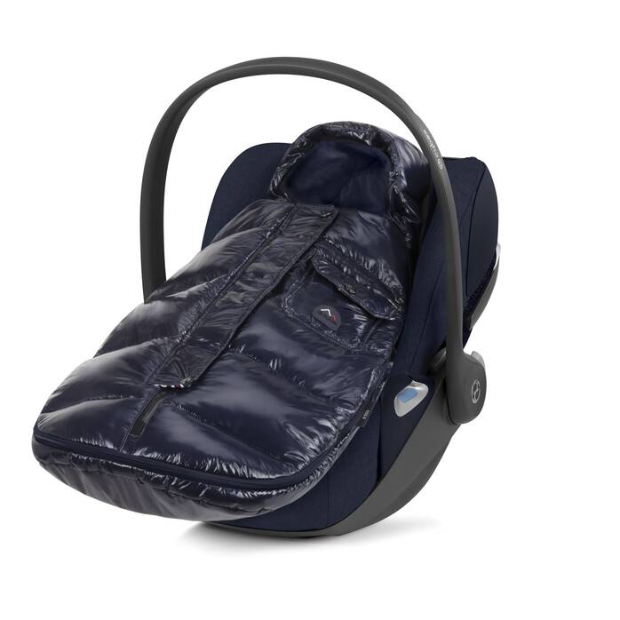 CYBEX Platinum Winter Footmuff Mini - Nautical Blue in Nautical Blue image number 4 CYBEX Platinum Winter Footmuff Mini - Nautical Blue in Nautical Blue large-cybex-neu image number 4