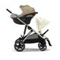 CYBEX Gazelle S – Seashell Beige (Chassis cinza) in Seashell Beige (Taupe Frame) large número da imagem 3 Pequeno