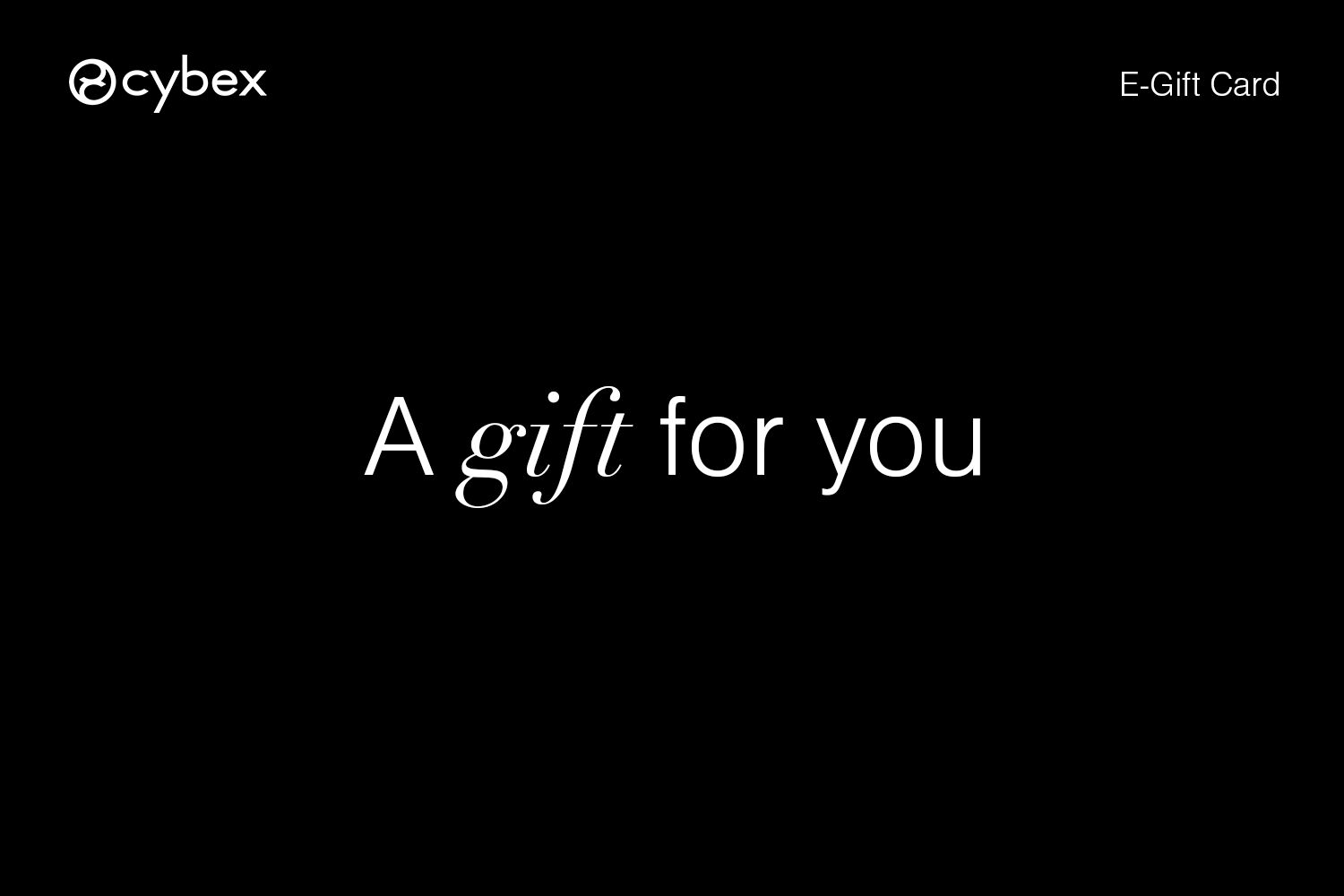CYBEX Carte Cadeau en Ligne in  large