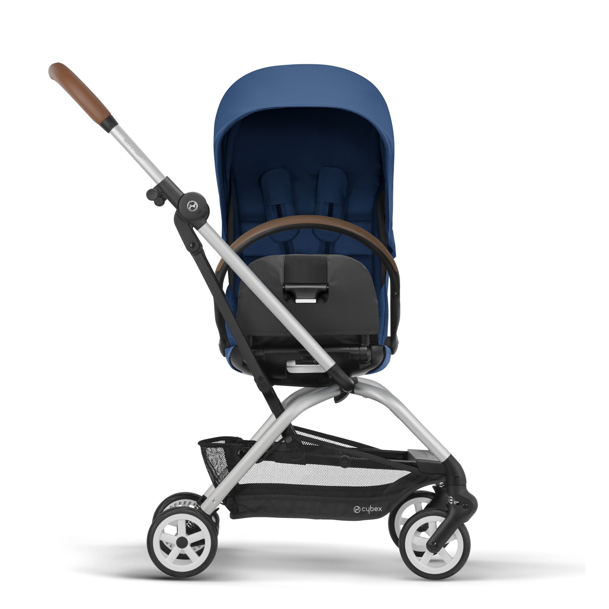 CYBEX Eezy S Twist 2 &ndash; Navy Blue (r&aacute;m v barvě Silver) in Navy Blue (Silver Frame) large-cybex-neu č&iacute;slo sn&iacute;mku 3 Mal&eacute;