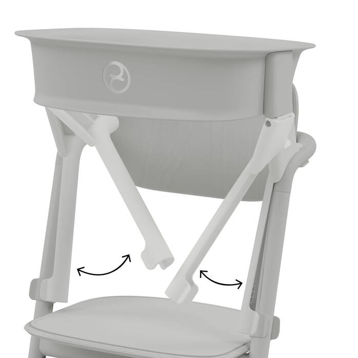 Image shows the combination of several products, sold separately. image number 3 CYBEX Lemo Training Tower - Suede Grey in Suede Grey large-cybex-us image number 3
