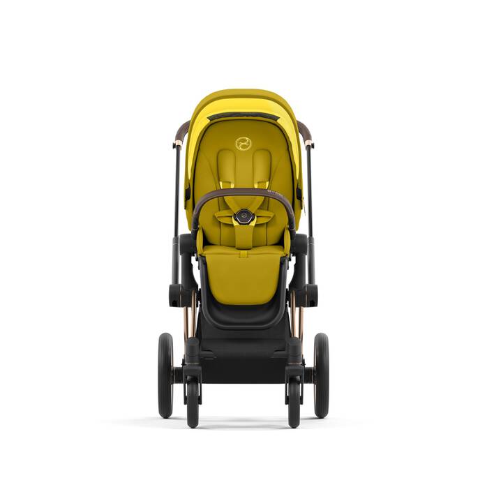 Image shows the combination of several products, sold separately. image number 3 CYBEX Priam Seat Pack - Mustard Yellow in Mustard Yellow large-cybex-kr image number 3