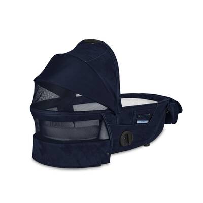 Mios Lux Carry Cot - Rebellious Luxury Denim Blue - Image 4
