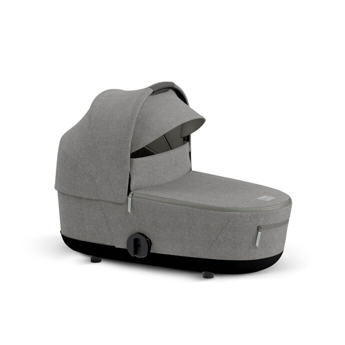 CYBEX Mios Lux Carry Cot - Manhattan Grey Plus in Manhattan Grey Plus large image number 3