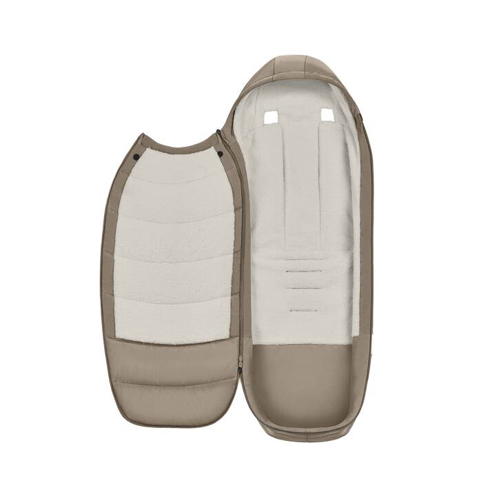 CYBEX Platinum Footmuff - Cozy Beige in Cozy Beige Bild 3 CYBEX Platinum Footmuff - Cozy Beige in Cozy Beige large-cybex-neu Bild 3