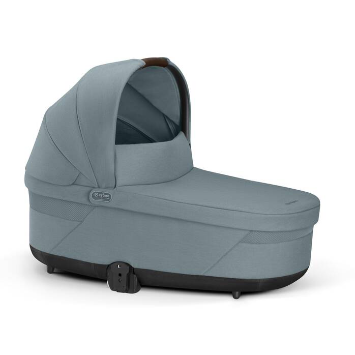 CYBEX Cot S Lux - Stormy Blue in Stormy Blue image number 1 CYBEX Cot S Lux - Stormy Blue in Stormy Blue large-cybex-neu image number 1