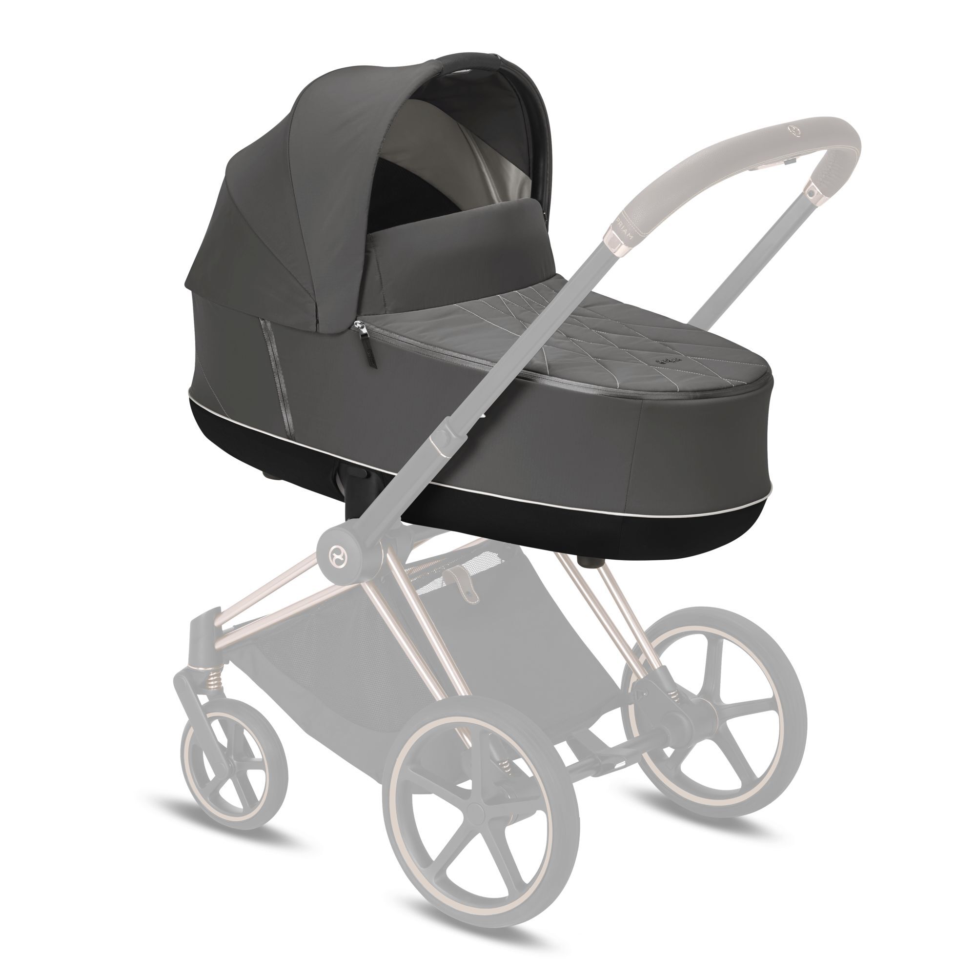 CYBEX Priam 3 Lux Carry Cot - Soho Grey in Soho Grey large-cybex-neu image number 5 Small