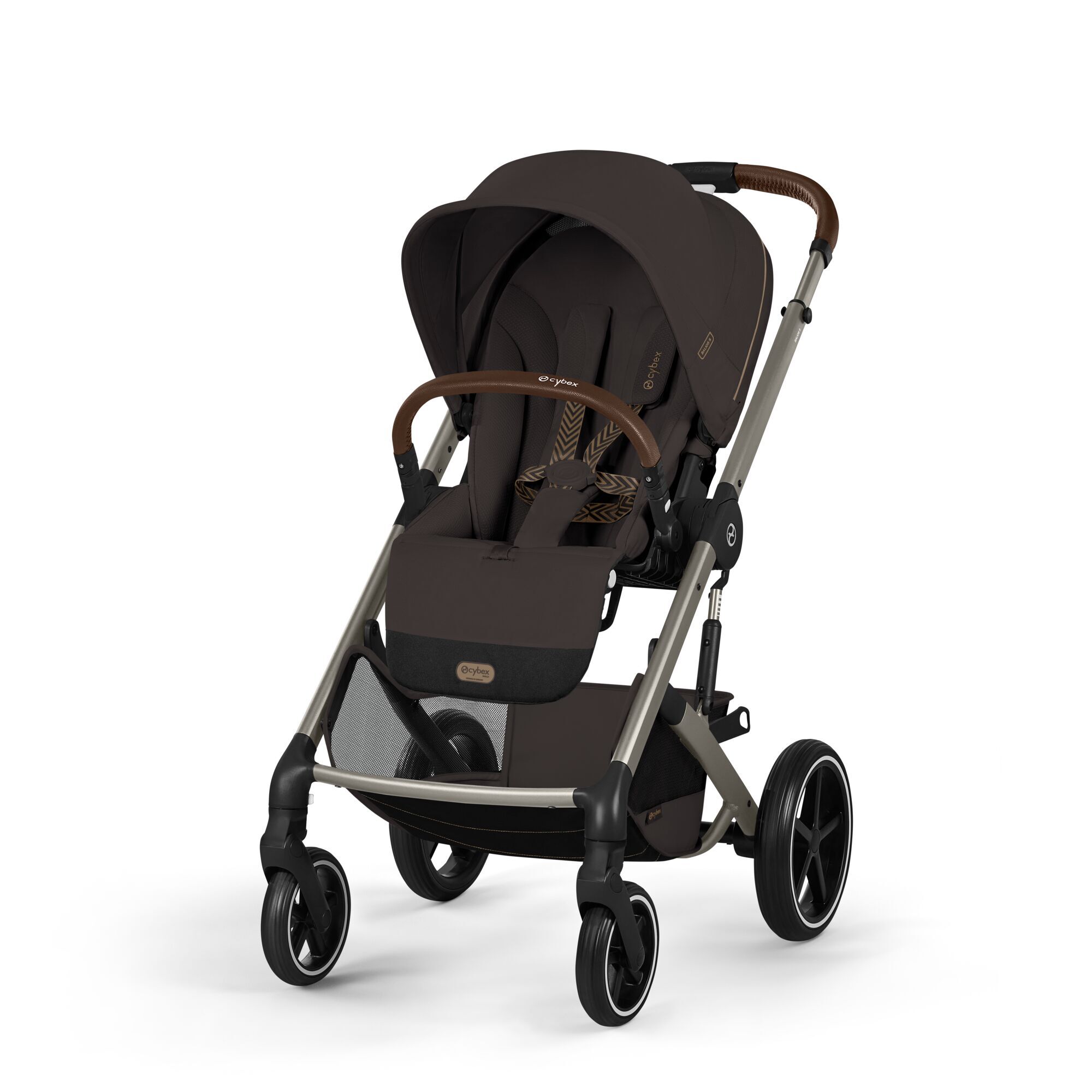 CYBEX Balios S Lux with Fold Cot - Chocolate Brown (Taupe Frame) in Chocolate Brown (Taupe Frame) large-cybex-seu image number 5