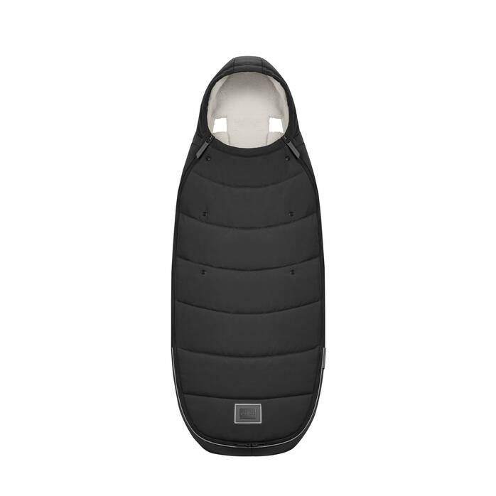 CYBEX Platinum Footmuff - Sepia Black in Sepia Black image number 1 CYBEX Platinum Footmuff - Sepia Black in Sepia Black large-cybex-us image number 1