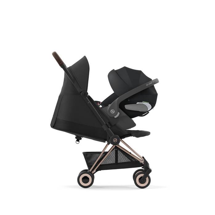 Image shows the combination of several products, sold separately. 画像番号 7 CYBEX Coya - Sepia Black (Rosegold Frame) in Sepia Black (Rosegold Frame) large-cybex-jp 画像番号 7