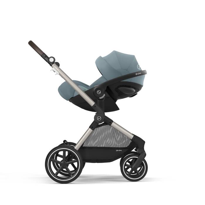 Bilden visar en kombination av flera produkter som säljs separat. bildnummer 3 CYBEX Eos Lux - Stormy Blue (Taupe Frame) in Stormy Blue (Taupe Frame) large-cybex-neu bildnummer 3