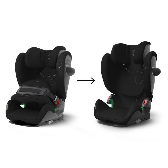 CYBEX Pallas G i-Size - Moon Black in Moon Black image number 5 CYBEX Pallas G i-Size - Moon Black in Moon Black large-cybex-gb image number 5