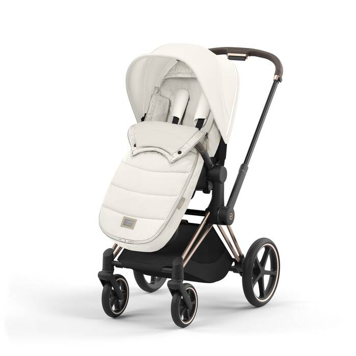 Die Abbildung zeigt die Kombination mehrerer Produkte, die separat verkauft werden. Bild 5 CYBEX Platinum Footmuff - Off White in Off White large-cybex-neu Bild 5